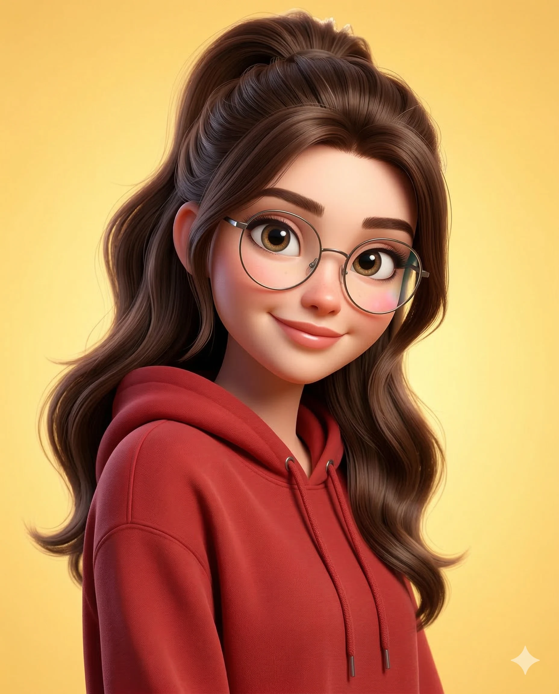 3D stylized character portrait rendered