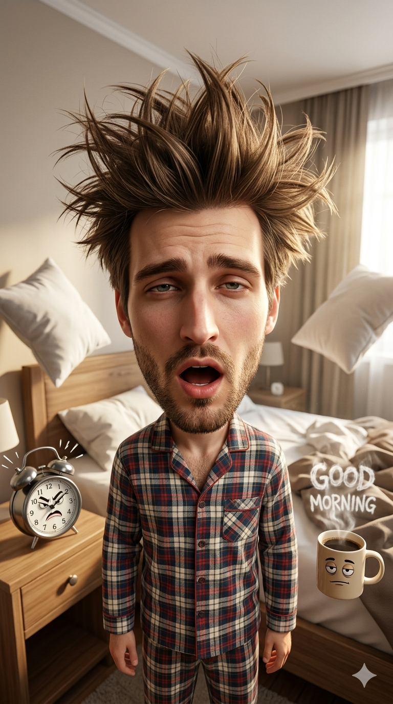 ultra-realistic morning scene in 5D style