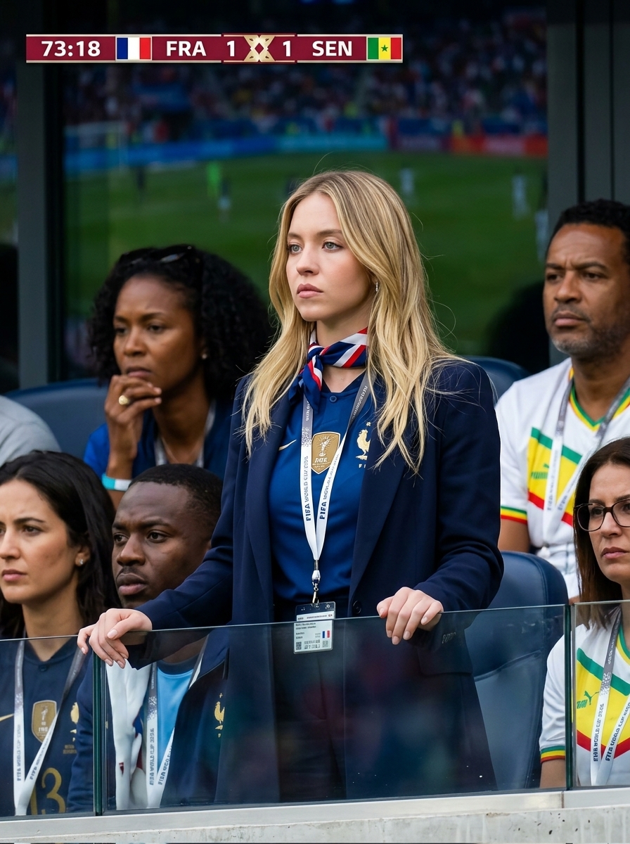 Candid VIP World Cup Spectator Broadcast